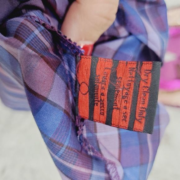 4x$25 a Common threads 100% silk embellished studded sequin plaid sleeveless  Sm - Picture 8 of 12